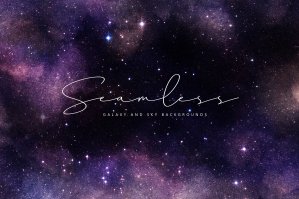 Seamless Galaxy & Sky Backgrounds
