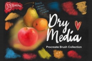Dry Media Procreate Brushes