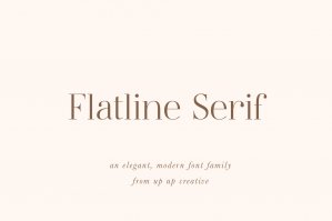 Flatline Serif Complete Font Family