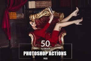 50 Glamour Photoshop Actions