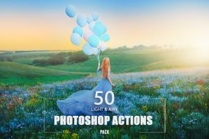 50 Light & Airy Photoshop Actions