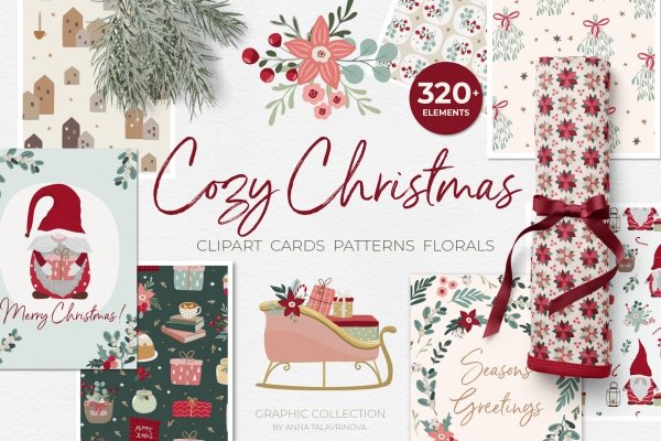 Cozy Christmas Bundle - Design Cuts