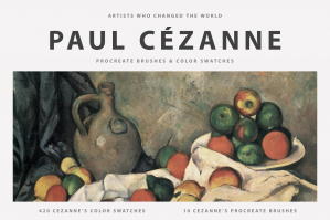 Paul Cezanne's Procreate Brushes & Color Swatches