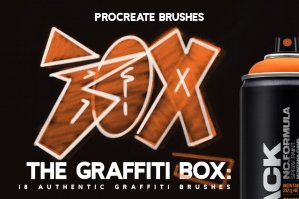 The Graffiti Box: Procreate Brushes