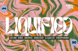 50 Liquid Retro Textures