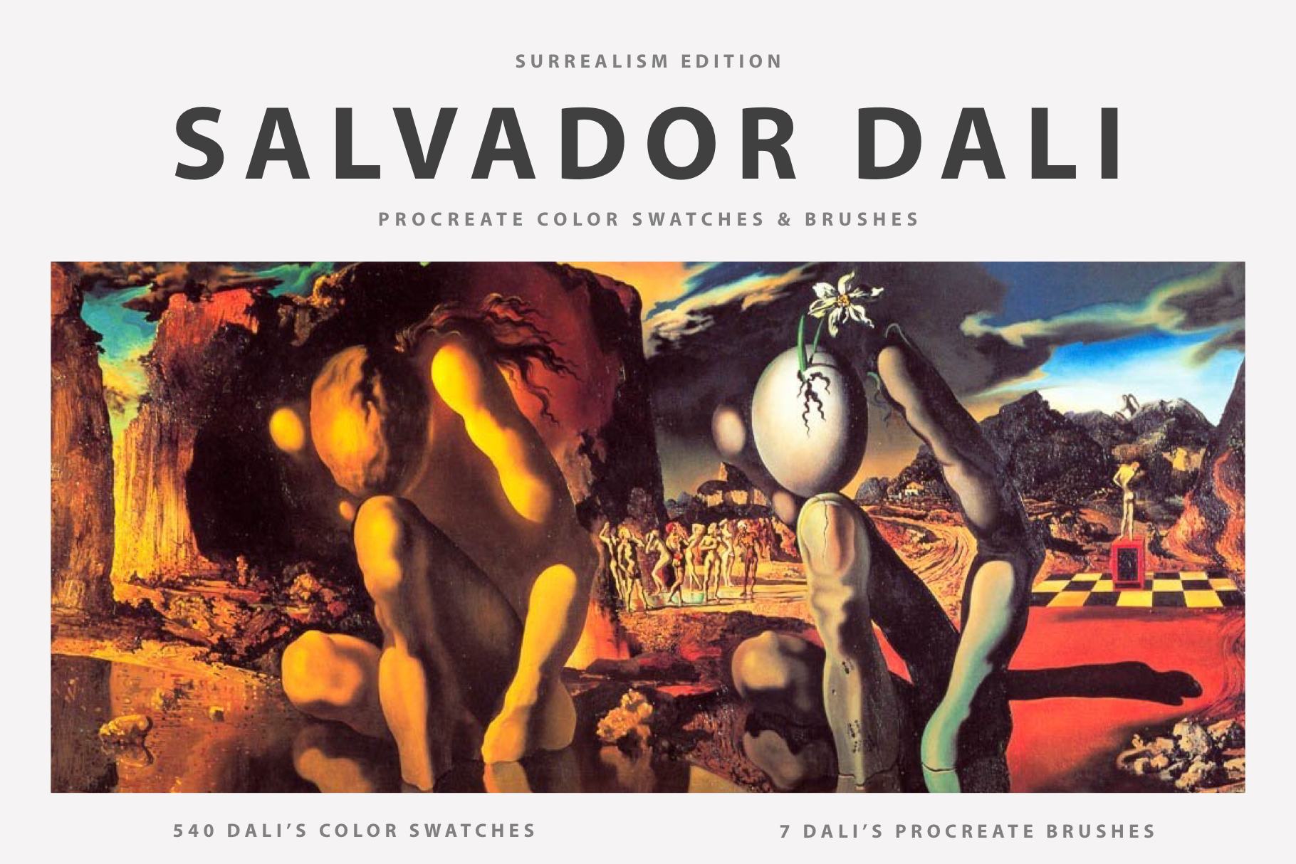 Salvador SALVADOR Acrylic Paint Brush Set with Pallete - 12