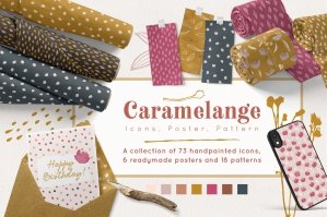 Caramelange Graphic & Pattern Set