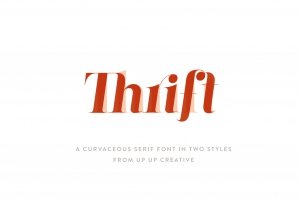 Thrift Regular - Italic Serif Fonts