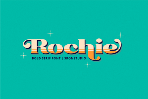 Rochie - Bold Retro Serif Font