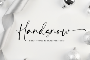 Handsnow - Handlettered Font