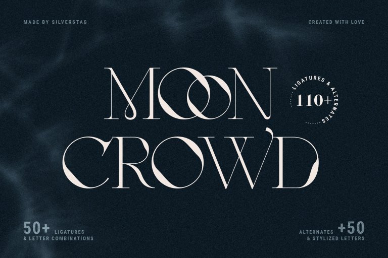 Moon Crowd - Elegant & Stylish Serif - Design Cuts