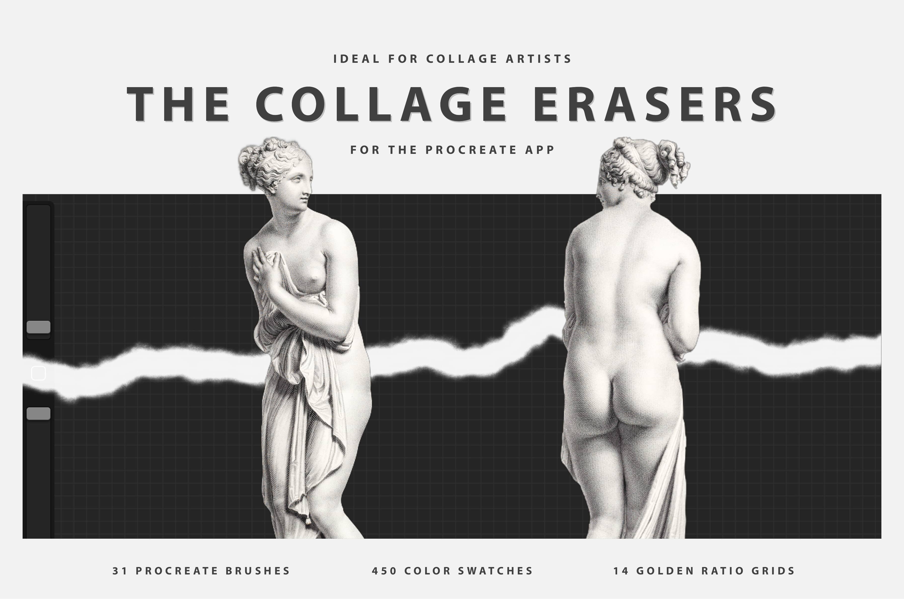 The Collage Erasers for Procreate