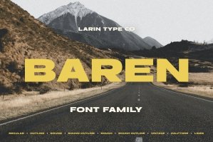 Baren Font Family