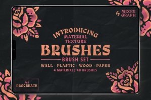 Material Texture Brushes for Procreate