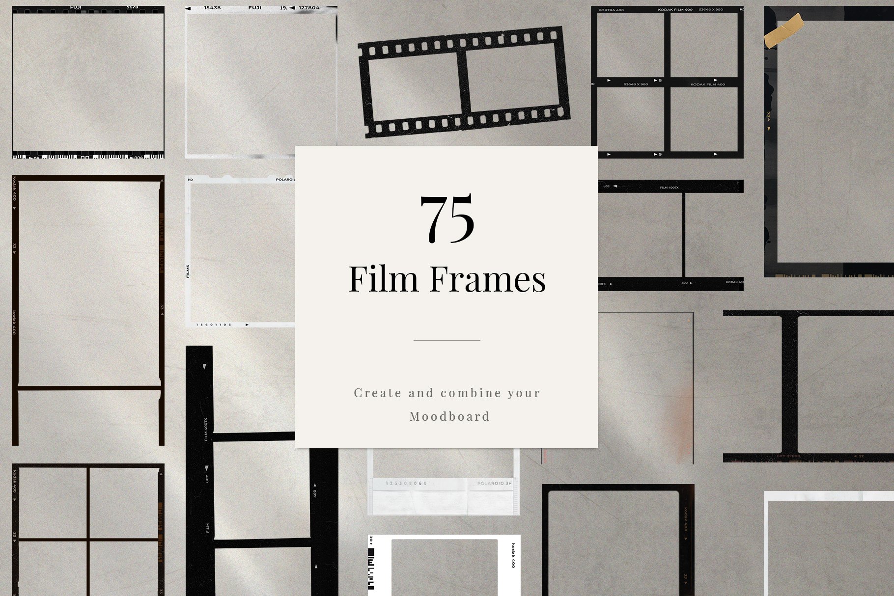 75 Film Frames Moodboard