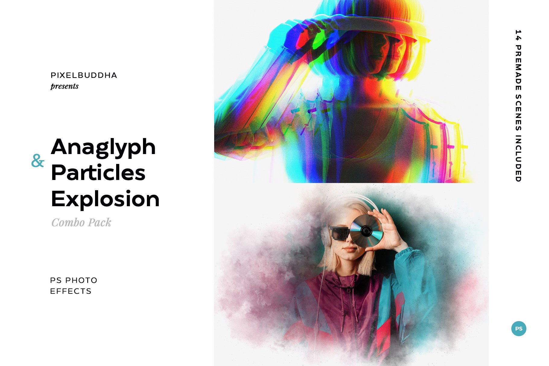 Anaglyph & Particles Explosion Combo Pack