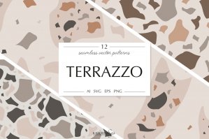 Terrazzo Vector Patterns Pack