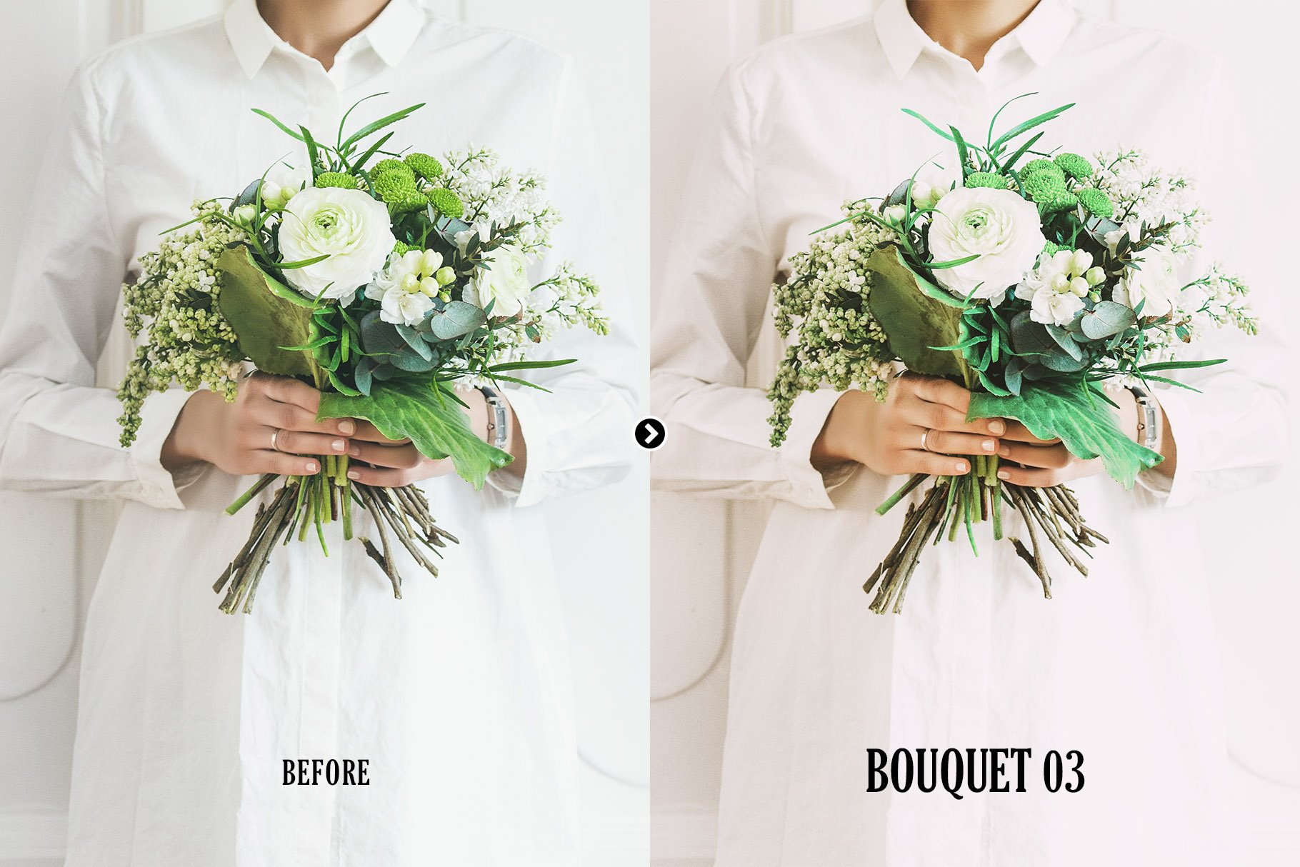 Bouquet Wedding Photoshop Actions