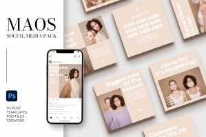 Maos Instagram Templates Pack | PS