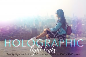 Holographic Light Leak Overlays