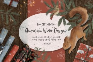 Animalistic Winter Designs