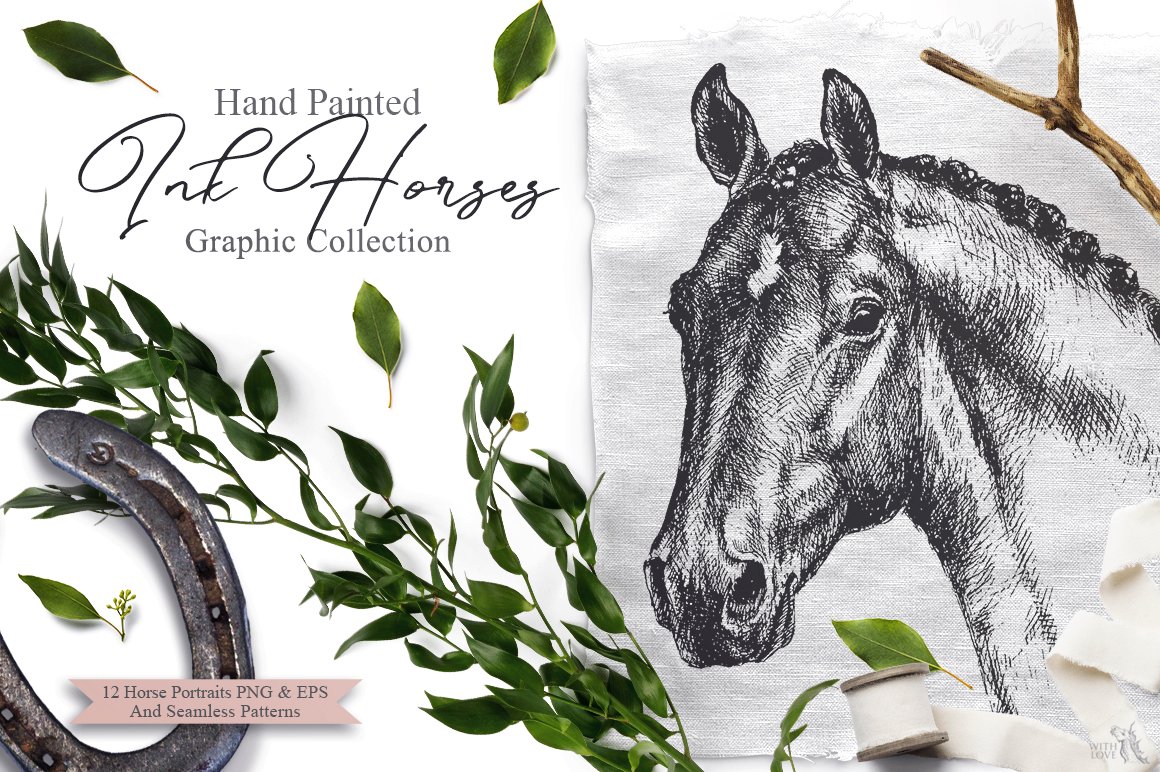 Ink Horses Graphic Collection