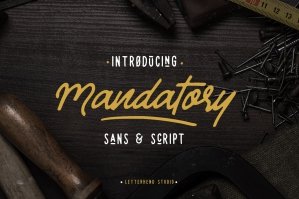 Mandatory - Vintage Font Duo