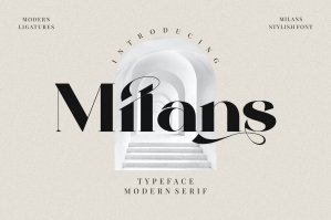 Milans Typeface Modern Serif