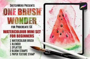 One Brush Wonder Watercolour Beginners Set