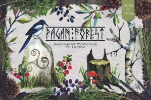 Pagan Forest Watercolor Kit