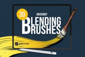 Procreate Color Blending Brushes