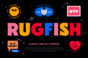 Rugfish - Playful Display Font