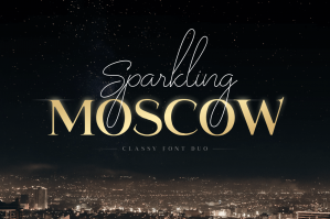 Sparkling Moscow - Classy Modern Font Duo