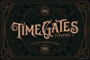 Timegates Typeface + Extras