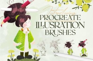 Illustration Brushes: Procreate Brushes