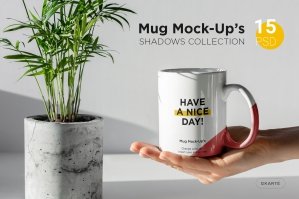 Mug Mock-Up's Shadows Collection