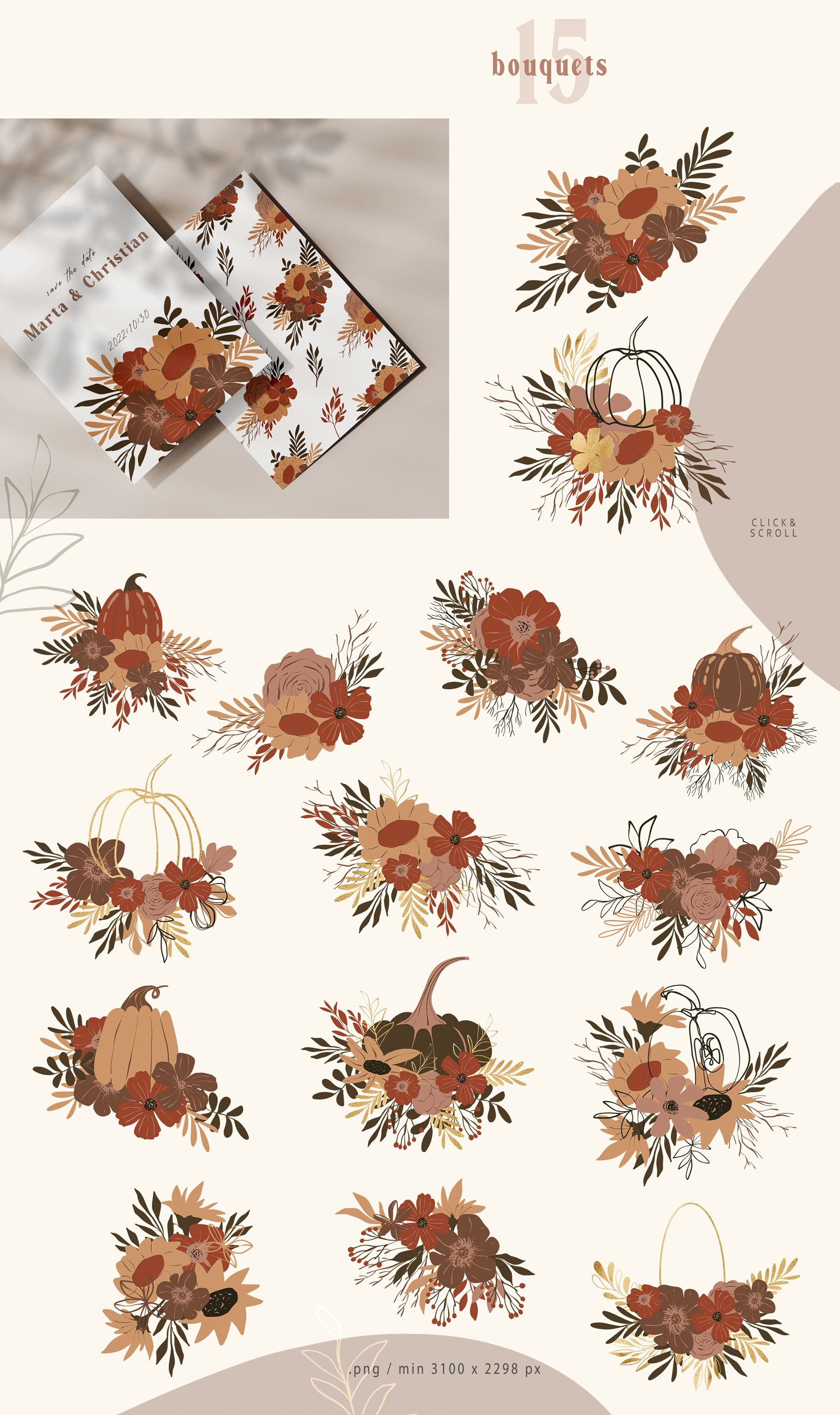 Abstract Fall Line Art Digital Collection - Design Cuts