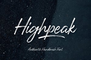 Highpeak - Brush Script