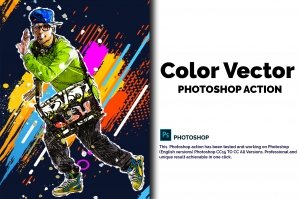Color Vector Photoshop Action
