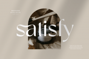 Satisfy - Modern Stylistic Sans Serif