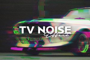 TV Noise Photo Effect