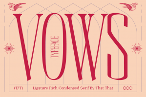 Vows Elegant Condensed Serif