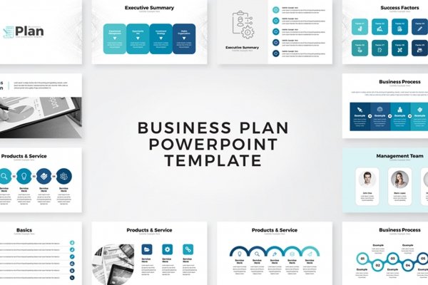 Business Plan PowerPoint Templates - Design Cuts