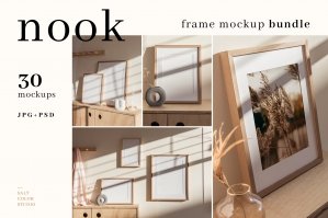 Nook Frame Mockup Bundle