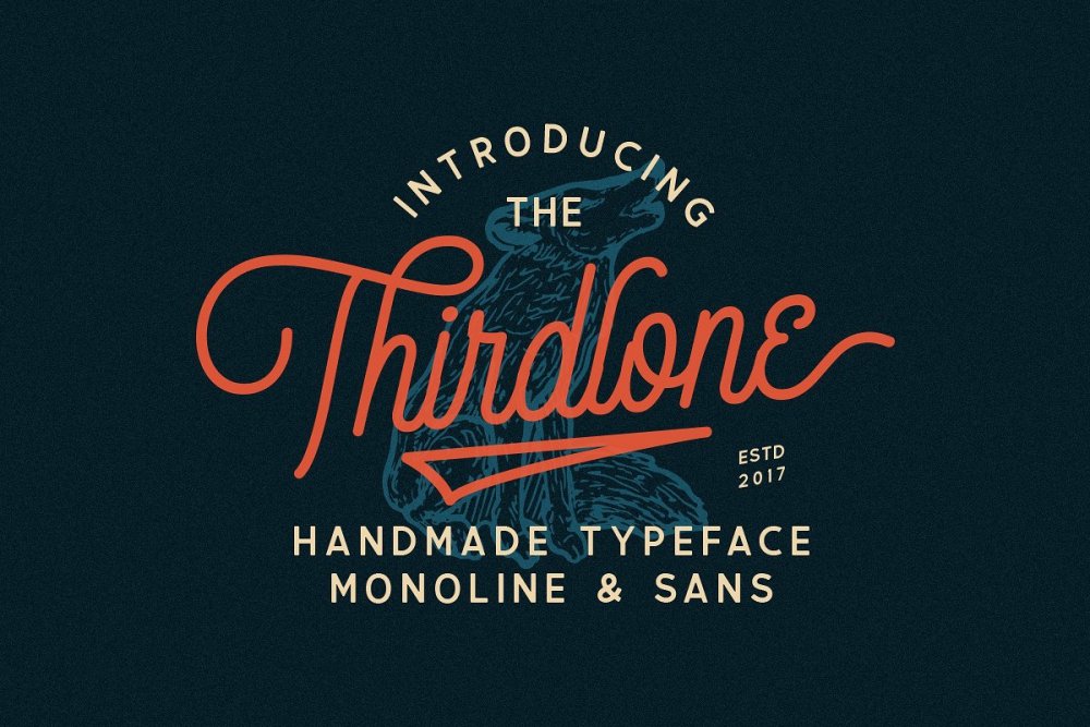 Thirdlone Font Duo - Design Cuts