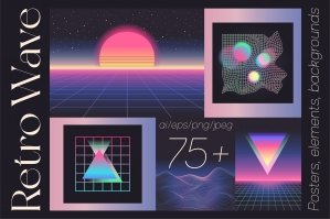 Retrowave - 80s, 90s Synthwave Style