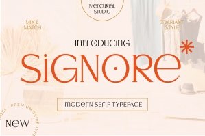 Signore - Serif Typeface