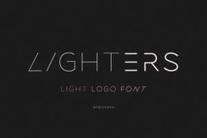 Lighters - Light Logo Font