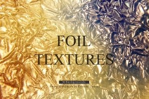 Blue Gold Foil Textures