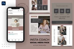Insta Coach Social Media Templates Pack